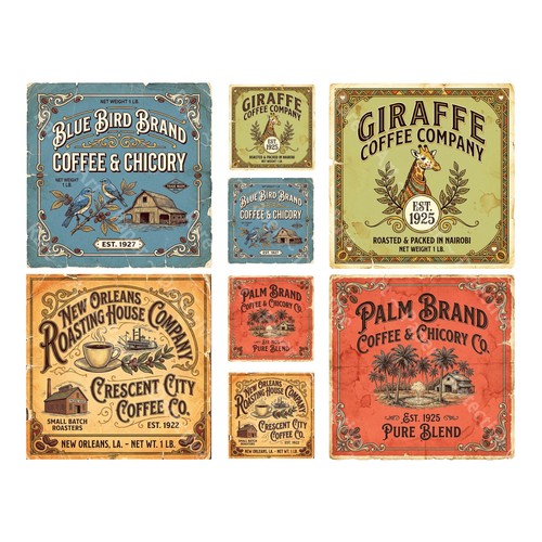 Coffee labels for - coffee,